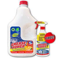 Grease Power 3LTR + 500ml FREE PROMOTION Grease & Grime Kitchen Cleaner